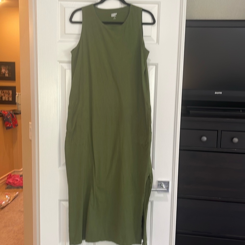 Land's End Cotton Sleeveless Maxi Dress